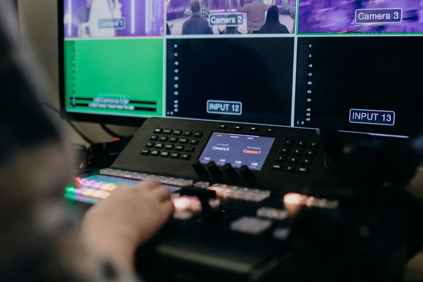 Broadcast and streaming production setup