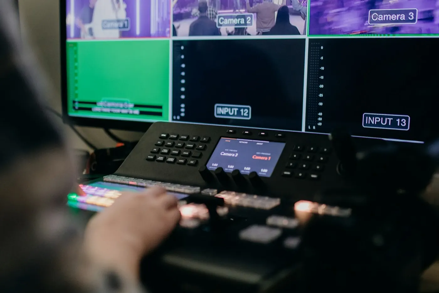 Broadcast and streaming production setup